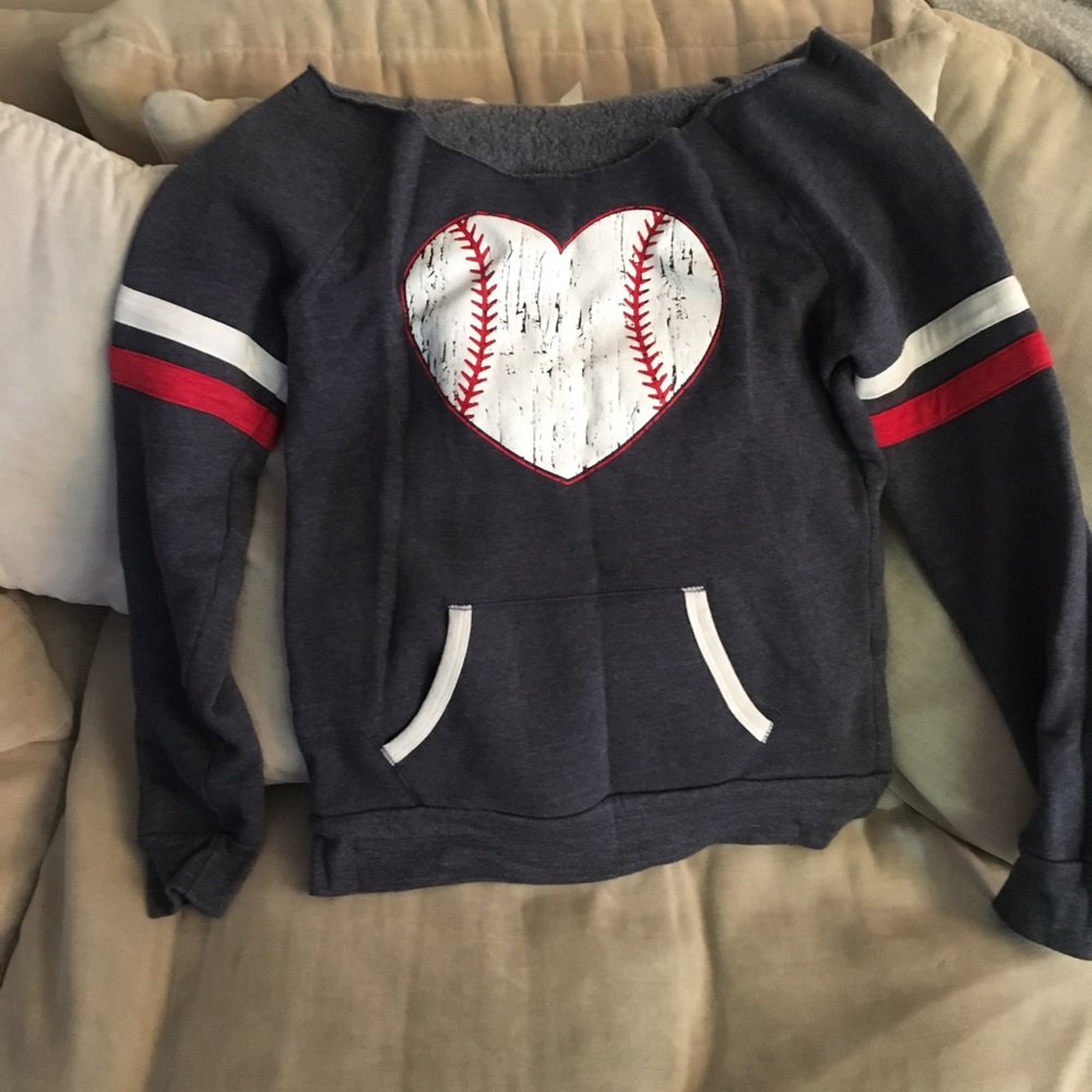 Vintage Off Shoulder Sweatshirt